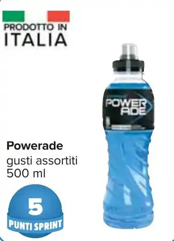 Carrefour Powerade gusti assortiti 500 ml offerta