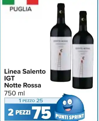 Carrefour Linea Salento IGT Notte Rossa 750 ml offerta