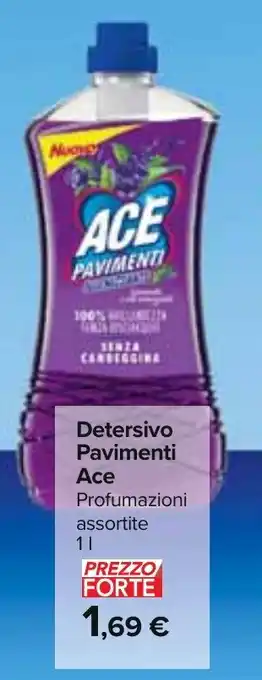 Carrefour Detersivo Pavimenti Ace Profumazioni assortite 1 l offerta