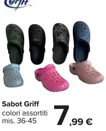 Carrefour Sabot Griff colori assortiti offerta