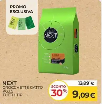 Arcaplanet NEXT CROCCHETTE GATTO KG. 1,5 TUTTI I TIPI offerta