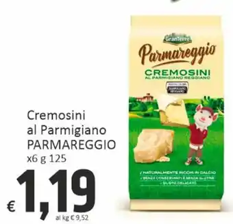 Paghi Poco Cremosini al Parmigiano PARMAREGGIO x6 g 125 offerta
