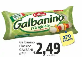 Paghi Poco Galbanino Classico GALBANI g 270 offerta