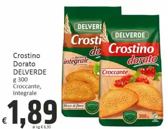 Paghi Poco Crostino Dorato DELVERDE g 300 Croccante, Integrale offerta