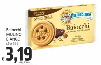 Paghi Poco Baiocchi MULINO BIANCO x6 g 336 offerta