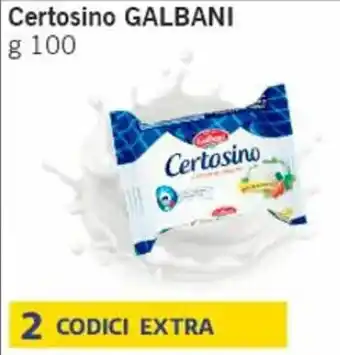 Paghi Poco Certosino GALBANI g 100 offerta