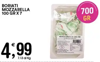 Gecop BORIATI MOZZARELLA 100 GR X 7 offerta