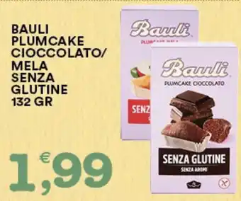 Gecop BAULI PLUMCAKE CIOCCOLATO/ MELA SENZA GLUTINE 132 gr offerta