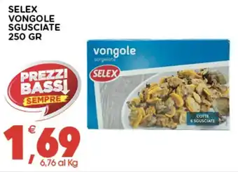 Gecop SELEX VONGOLE SGUSCIATE 250 GR offerta