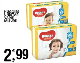 Gecop HUGGIES UNISTAR VARIE MISURE offerta