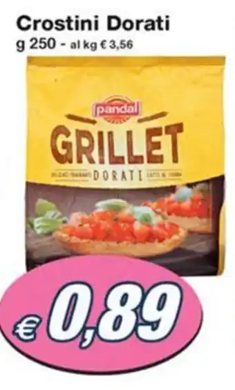 Prix Quality Crostini Dorati g 250 offerta