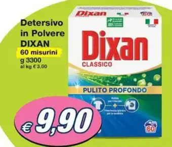 Prix Quality Detersivo in Polvere DIXAN 60 misurini g 3300 offerta