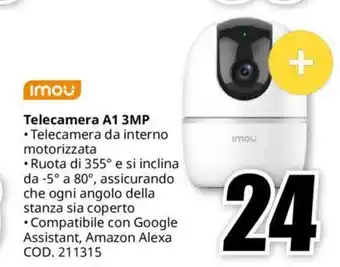 MediaWorld Telecamera A1 3MP offerta