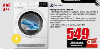 MediaWorld Electrolux Asciugatrice EW7H842M offerta