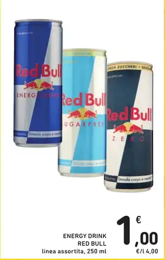 Spazio Conad ENERGY DRINK RED BULL linea assortita, 250 ml offerta