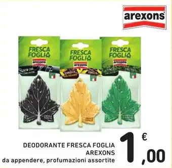 Spazio Conad DEODORANTE FRESCA FOGLIA AREXONS offerta
