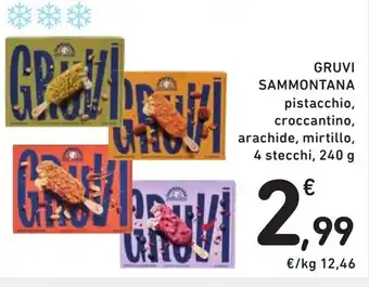 Spazio Conad GRUVI SAMMONTANA pistacchio, croccantino, 240 GRUVI offerta