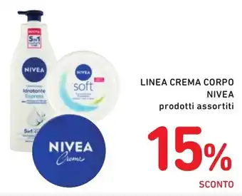 Spazio Conad LINEA CREMA CORPO NIVEA prodotti assortiti offerta