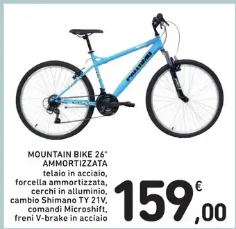 Spazio Conad MOUNTAIN BIKE 26" AMMORTIZZATA offerta