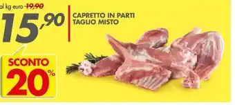 CAPRETTO IN PARTI TAGLIO MISTO
