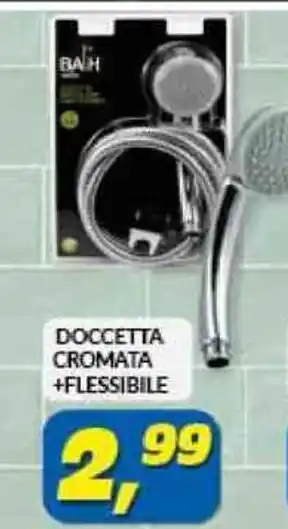 Risparmio Casa DOCCETTA CROMATA +FLESSIBILE offerta