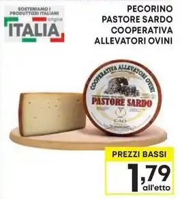 PECORINO PASTORE SARDO COOPERATIVA ALLEVATORI OVINI