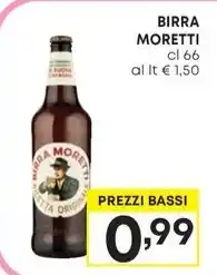 Pam BIRRA MORETTI cl 66 offerta