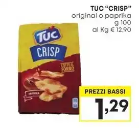 Pam TUC "CRISP" original o paprika g 100 offerta