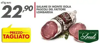 Italmark SALAME DI MONTE ISOLA PASCOLI DEL FATTORE LOMBARDIA offerta