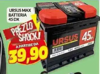 Risparmio Casa URSUS MAX BATTERIA 45 DX offerta