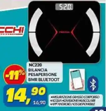Risparmio Casa BILANCIA PESAPERSONE BMR BLUETOOT offerta