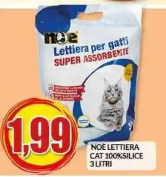 Risparmio Casa NOE LETTIERA CAT 100%SILICE 3 LITRI offerta