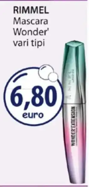 Acqua & Sapone RIMMEL Mascara Wonder vari tipi offerta