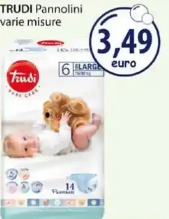 Acqua & Sapone TRUDI Pannolini varie misure offerta