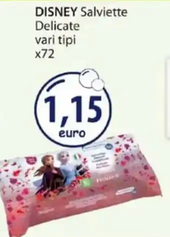 Acqua & Sapone DISNEY Salviette Delicate vari tipi x72 offerta