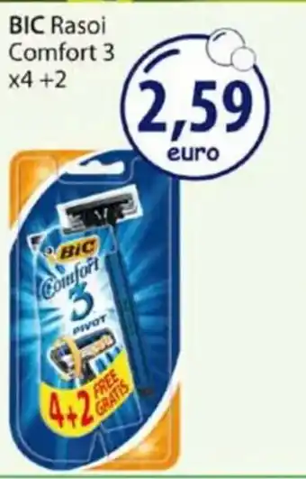 Acqua & Sapone BIC Rasoi Comfort 3 x4 +2 offerta