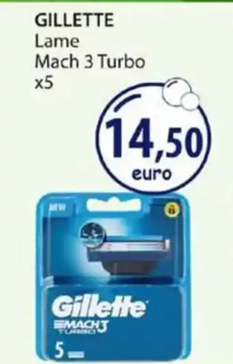 Acqua & Sapone GILLETTE Lame Mach 3 Turbo x5 offerta