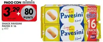 Italmark SNACK PAVESINI PAVESI X 16 g 400 offerta