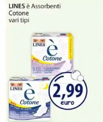 Acqua & Sapone LINES è Assorbenti Cotone vari tipi offerta