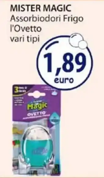 Acqua & Sapone MISTER MAGIC Assorbiodori Frigo l'Ovetto vari tipi offerta