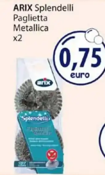 Acqua & Sapone ARIX Splendelli Paglietta Metallica x2 offerta