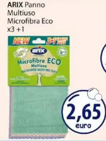 Acqua & Sapone ARIX Panno Multiuso Microfibra Eco x3 +1 offerta