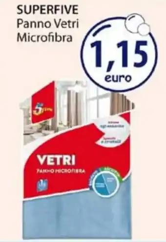 Acqua & Sapone SUPERFIVE Panno Vetri Microfibra offerta