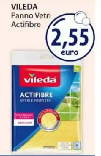 Acqua & Sapone VILEDA Panno Vetri Actifibre offerta