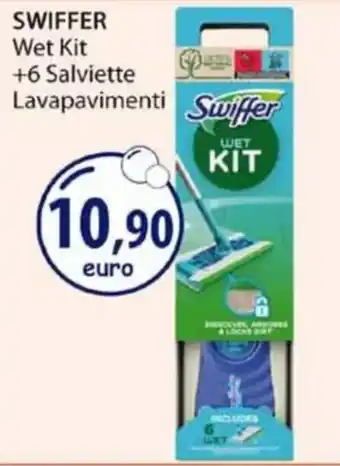 Acqua & Sapone SWIFFER Wet Kit +6 Salviette Lavapavimenti offerta