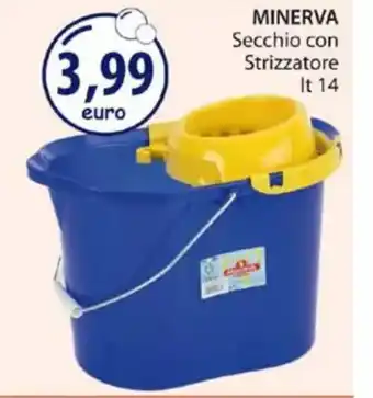 Acqua & Sapone MINERVA Secchio con Strizzatore It 14 offerta