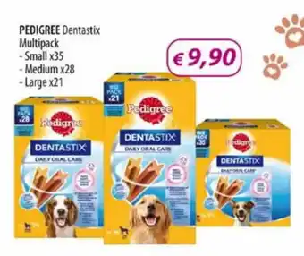 Acqua & Sapone PEDIGREE Dentastix Multipack - Small x35 - Medium x28 -Large x21 offerta