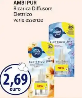 Acqua & Sapone AMBI PUR Ricarica Diffusore Elettrico varie essenze offerta