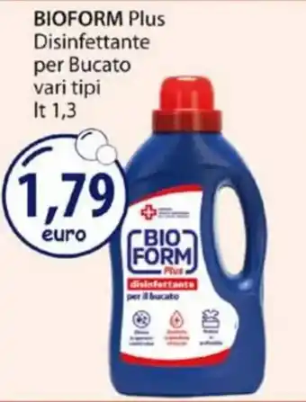 Acqua & Sapone BIOFORM Plus Disinfettante per Bucato vari tipi lt 1,3 offerta