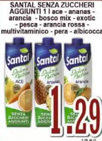 Sacoph Santal Senza Zuccheri Aggiunti 1 l offerta